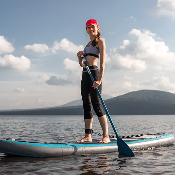 катание на SUP-SURF